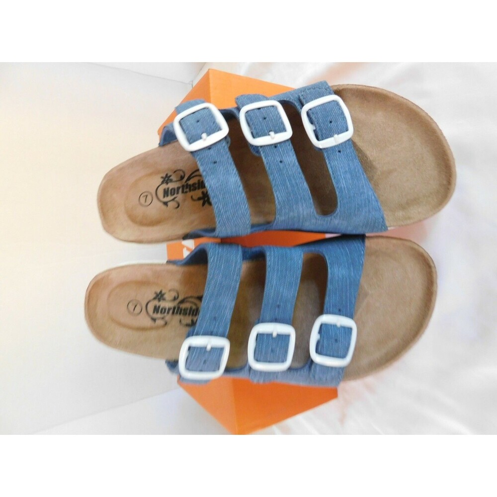 Northside Prisha Sldie Sandals  Women's sz 7 / 38  M Dark Blue